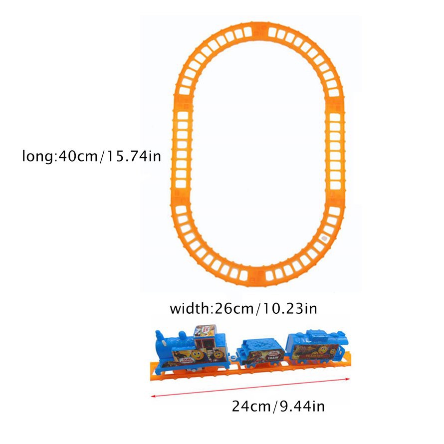 Bộ Đồ Chơi Đường Ray Xe Lửa Chạy Bằng Pin Dành Cho Trẻ Em