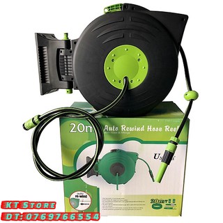 Bộ vòi tưới cây, rửa sân tự động (UNIGAWA) cuộn rulo 20 mét kèm phụ kiện
