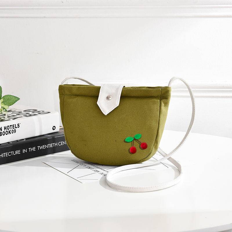 Túi Đeo Chéo Mini Vải Canvas Phong Cách Hàn Quốc Dễ Thương Thời Trang Cho Nữ 2022