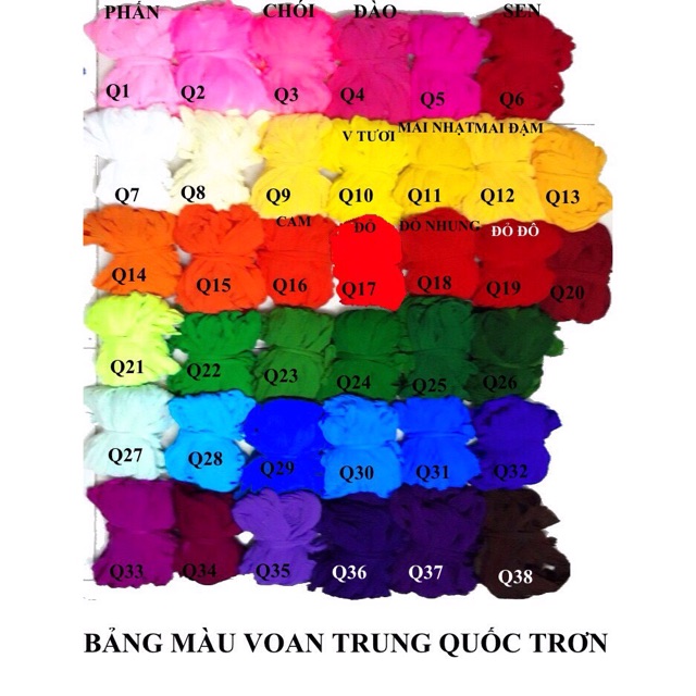 VẢI VOAN làm HOA