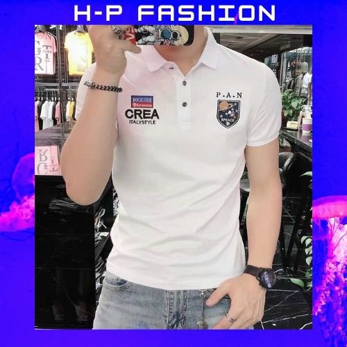 Áo Thun Nam 🔵 𝐅𝐑𝐄𝐄 𝐒𝐇𝐈𝐏 🔵 Áo Phông Nam Đẹp Vải Thun Co Giãn Thấm Hút Mồ Hôi Thời Trang Hpfashion - Atnhp02