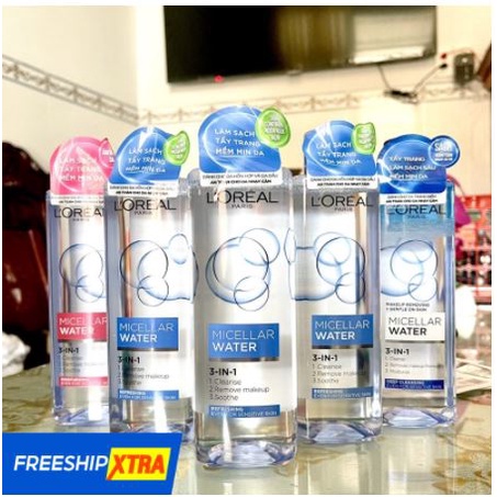 Nước tẩy trang Loreal Nước tẩy trang L'Oreal Paris 3-in-1 Micellar Water 400ml | BigBuy360 - bigbuy360.vn