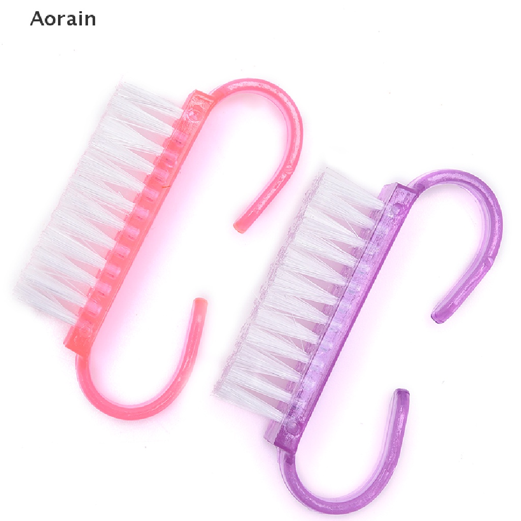 1 Bàn Chải Nhựa Làm Sạch Bụi Móng Tay