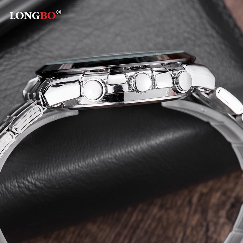 ĐỒNG HỒ NAM LONGBO 8650 CAO CẤP, DÂY THÉP KHÔNG GỈ, HÀNG CHÍNH HÃNG THÍCH HỢP LÀM QUÀ TẶNG SANG TRỌNG