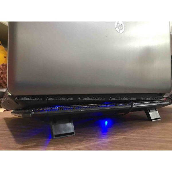 Hot Đế Quạt Tản Nhiệt Laptop cao cấp Cooling Pad N130
