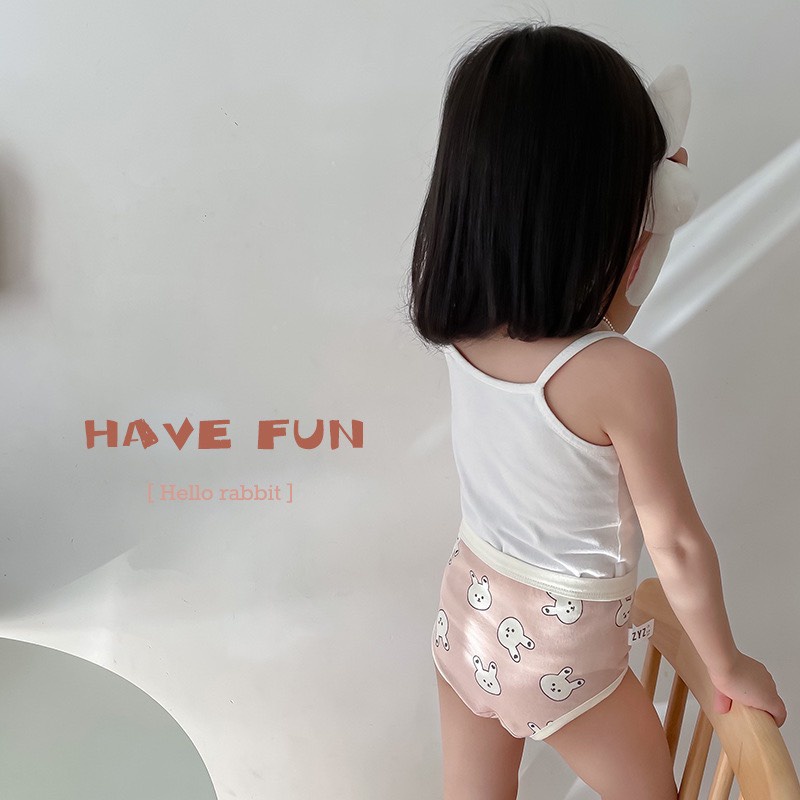 Set 3 quần chip/boxer cotton họa tiết thú cưng cho bé Q888 [Đọc kỹ phần mô tả]