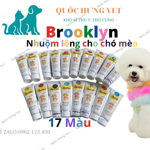 Màu Nhuộm chó mèo Brooklyn