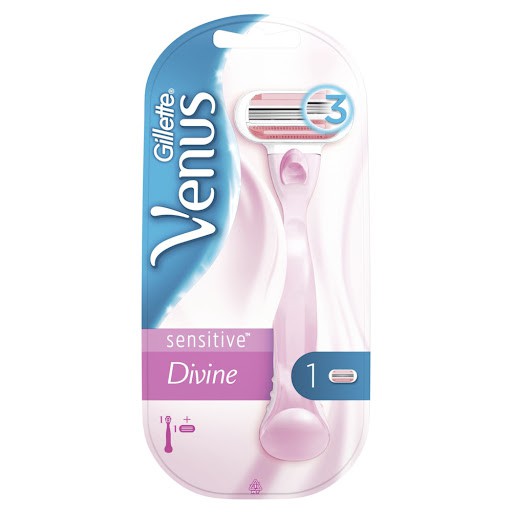 Dao Cạo Lông Cho Nữ Gillette Venus Snap 5 Lưỡi Và 3s Sensitive Divine 3 Lưỡi