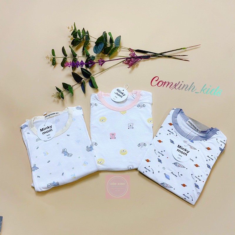 Bộ Quần Áo Cho bé | Túi Zip | minkymom❤Chất thun lạnh | Hàng Hịn mịn mềm  [free ship] Sự Lựa Chọn Hoàn Hảo cho các bé