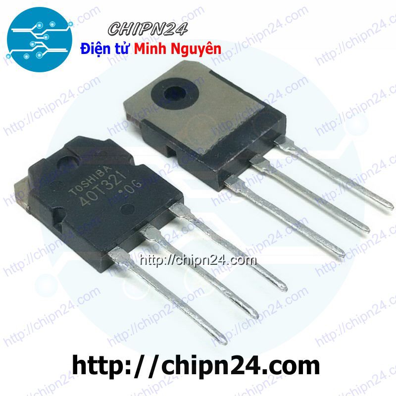 [1 CON] Mosfet 40T321 TO-3P 40A 1500V Kênh N (GT40T321 40T 321) (Mosfet công suất)