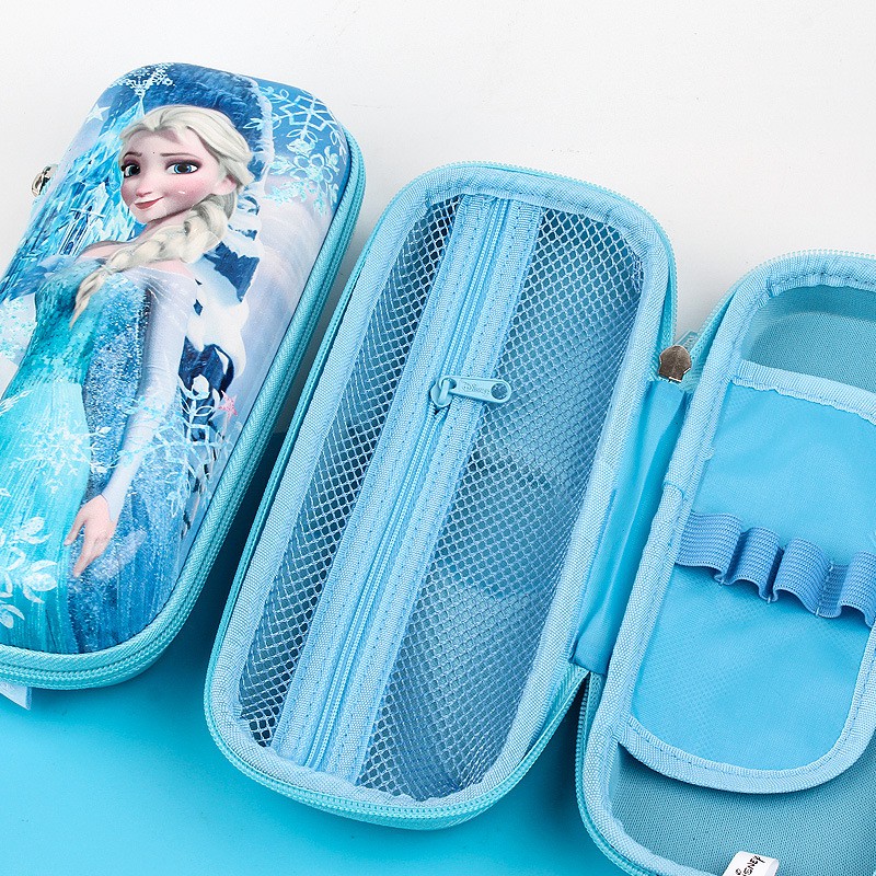 Hộp bút 3D ELSA DISNEY bé gái chính hãng cho học sinh loại cao cấp - B59