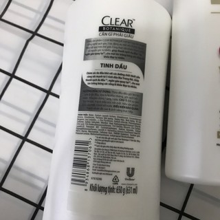 Dầu gội Clear Botanique 630g