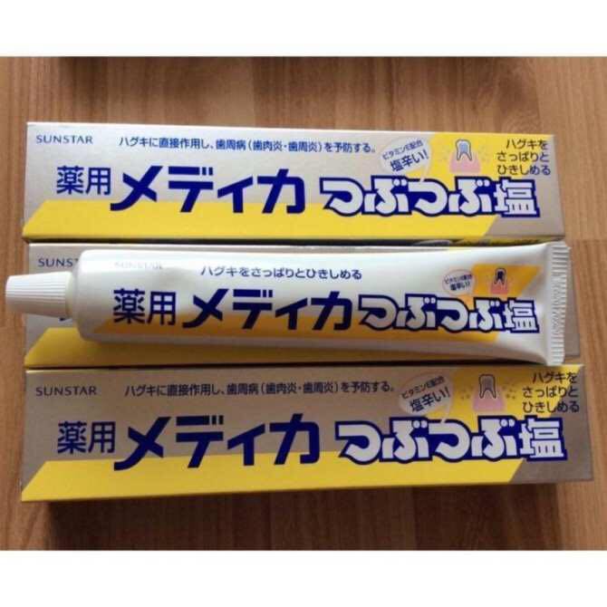 Kem đánh răng muối Sunstar 170g Nhật Bản yêu thích trên thị trường, bảo vệ răng, sẽ sạch bóng, giúp hơi thở thơm mát