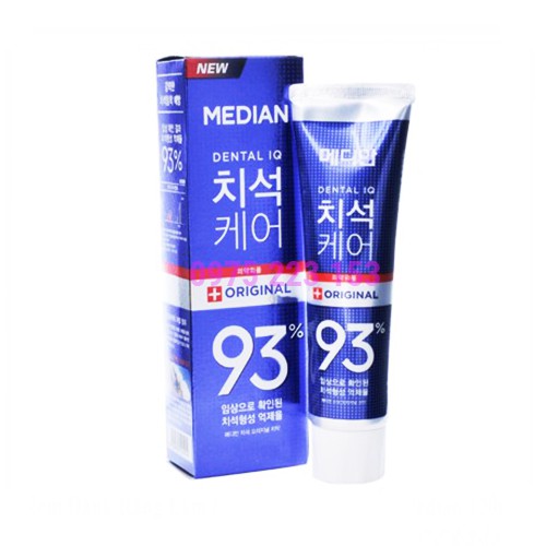 Kem Đánh Răng Làm Sạch Cho Hơi Thở Thơm Mát Median Dental IQ 93% Blue 120g