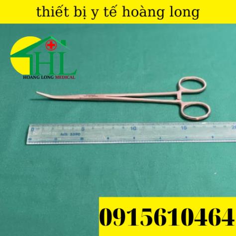 Panh Y Tế, Panh Gắp Phẫu Thuật, Pen Kẹp Y Tế, Panh Cong Không Mấu 18cm - Hàng Pakistan