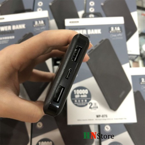 [CHÍNH HÃNG] Sạc dự phòng WK WP-075 10.000mAh sạc cùng lúc 2 thiết bị, rất bền