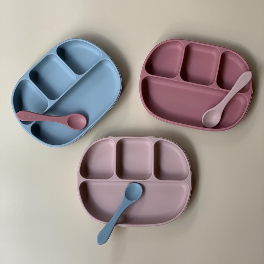 Murlene - Thìa ăn dặm silicone cho bé
