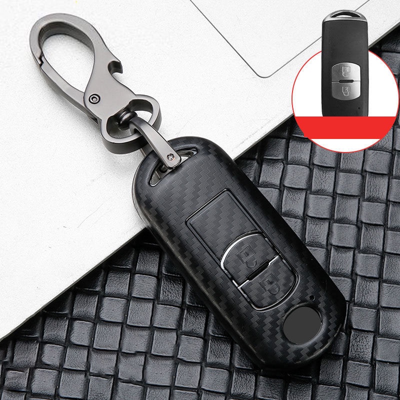 Vỏ Bọc Chìa Khóa Thông Minh Bằng Sợi carbon Cho Mazda CX-5 CX-7 CX-3 CX-9 MX Mazda3 mazda6 Phù Hợp Vỏ Bảo Vệ Chìa Khóa Xe Hơi Mazda cx-4cx-5cx-7cx-9cx-3 Atez 3 8 bao chìa khoá mazda 3 2017 bọc chìa khoá