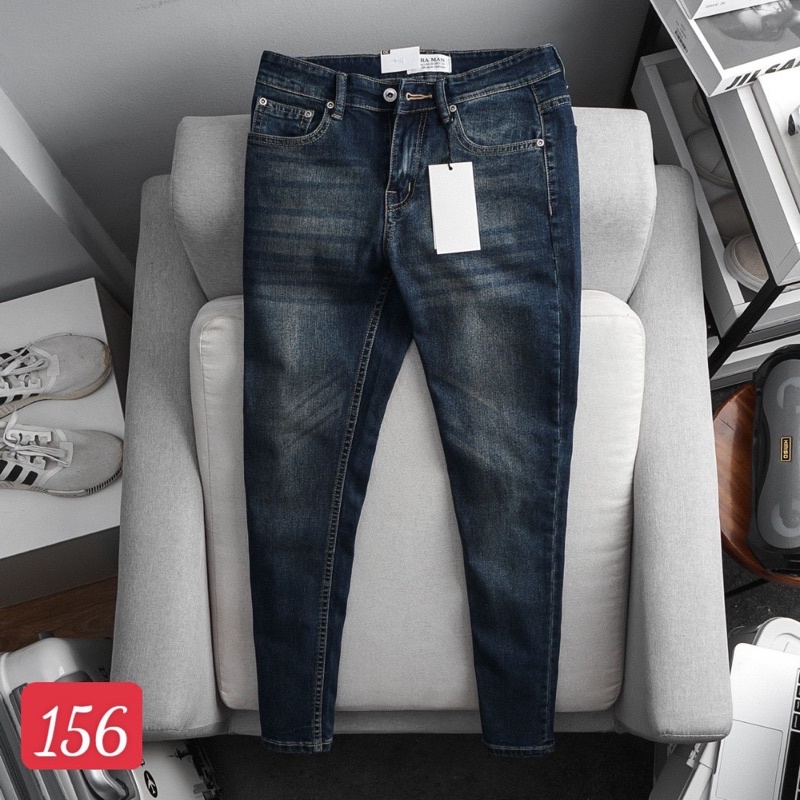 Quần jean nam ⚡ 𝗛𝗮̀𝗻𝗴 𝗰𝗮𝗼 𝗰𝗮̂́𝗽 ⚡ Quần bò đẹp VNXK cao cấp ZR chất jean co giãn thời trang