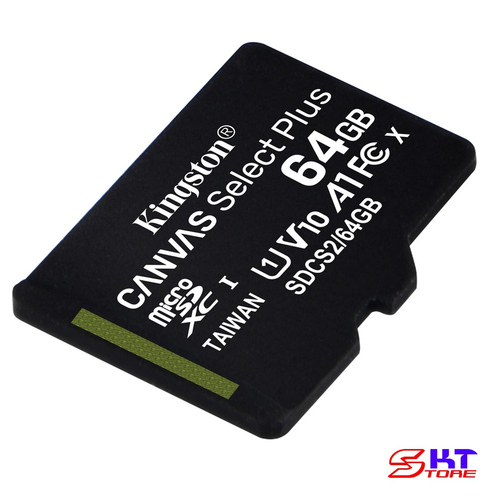 Thẻ nhớ Kingston microSD Canvas Select Plus 32GB / 64GB / 128GB - Hàng Chính Hãng