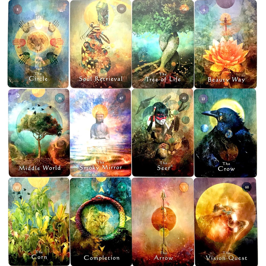 Bộ Bài Bói Mystical Shaman Oracle Cards Tarot Cao Cấp