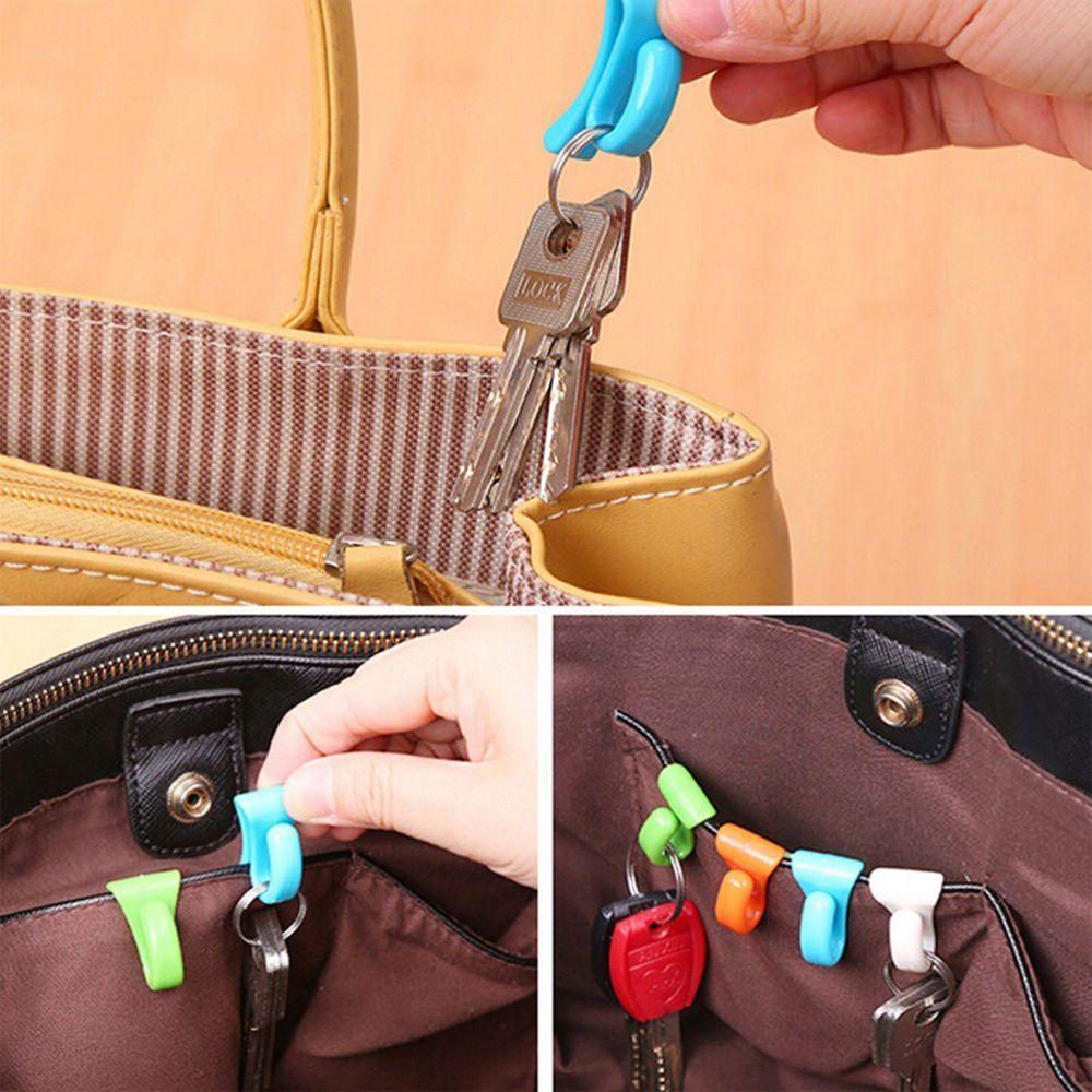 Móc Treo Chìa Khóa Xe Hơi Chất Lượng Cao Kèm Túi Đựng Chìa Khóa Chống Thất Lạc Tiện Lợi