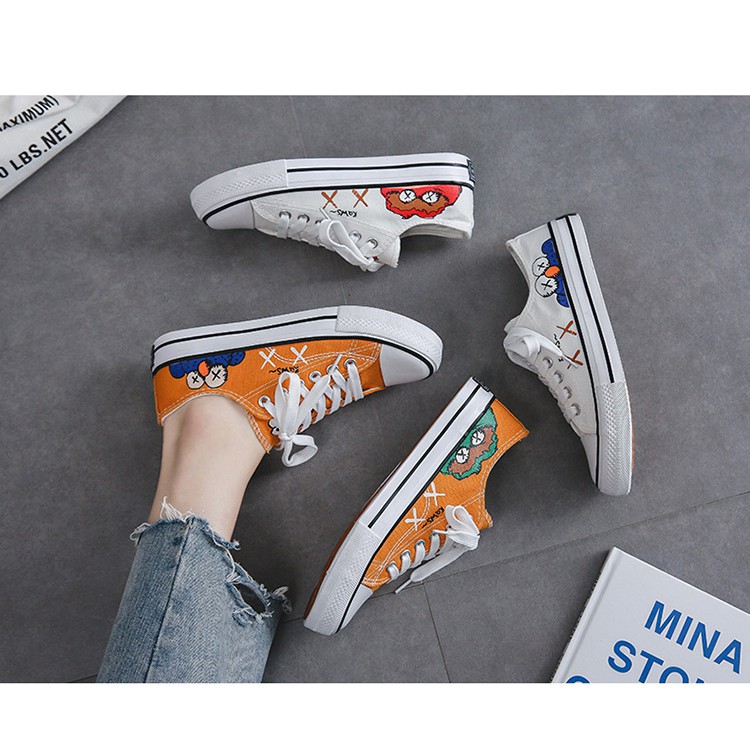 [Mã FAGREEN245 giảm 10% tối đa 30K đơn 99K] Giày sneaker kaw sesame street cổ thấp | BigBuy360 - bigbuy360.vn