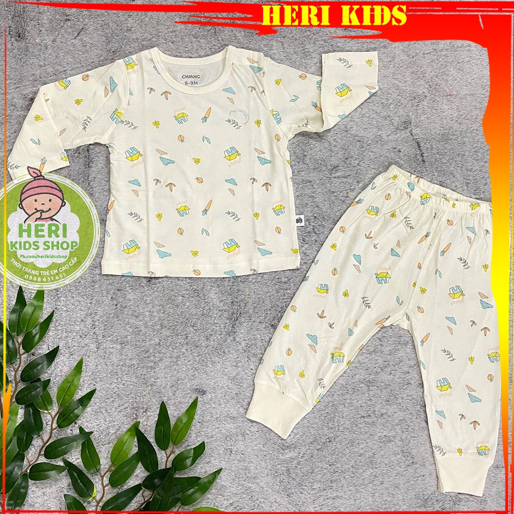 Bộ dài tay thu đông hoạ tiết CHANGG