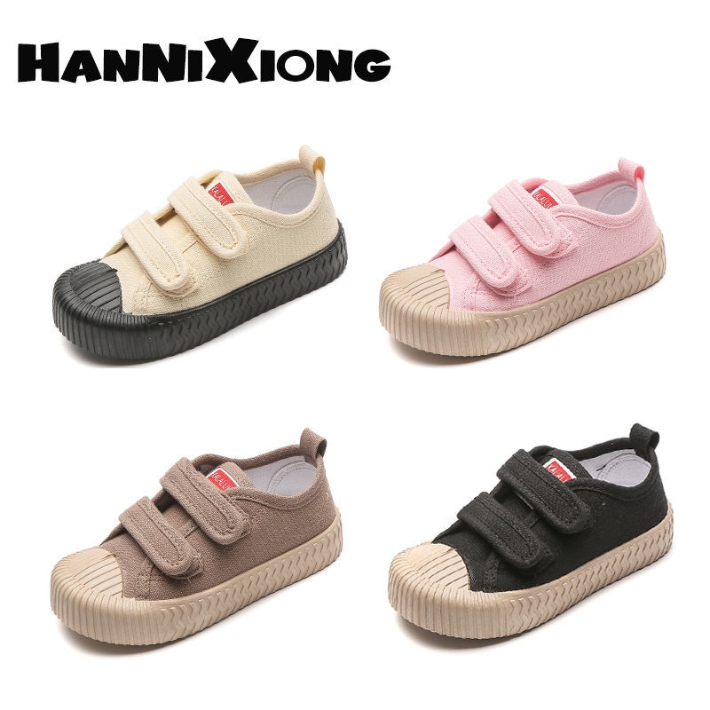 Giày Vải Canvas Đế Mềm Chống Trượt Thời Trang Xuân Thu Cho Bé Gái