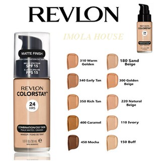 Kem nền Revlon Colorstay 24h cho da dầu, da khô (30ml)