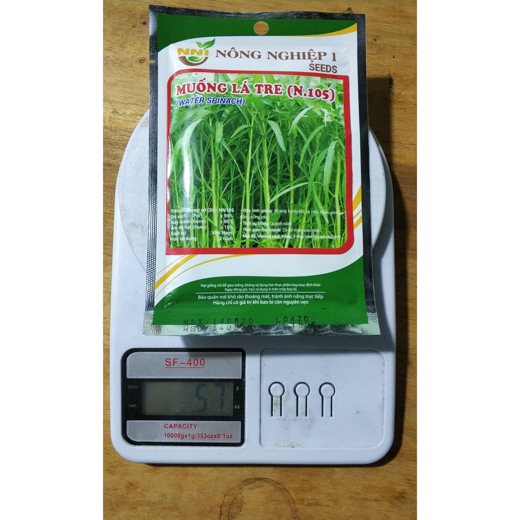 Hạt Giống Rau Muống Lá Tre - 50 Gram - Dễ Trồng, Ăn Quanh Năm - Học Viện Nông Nghiệp Việt Nam