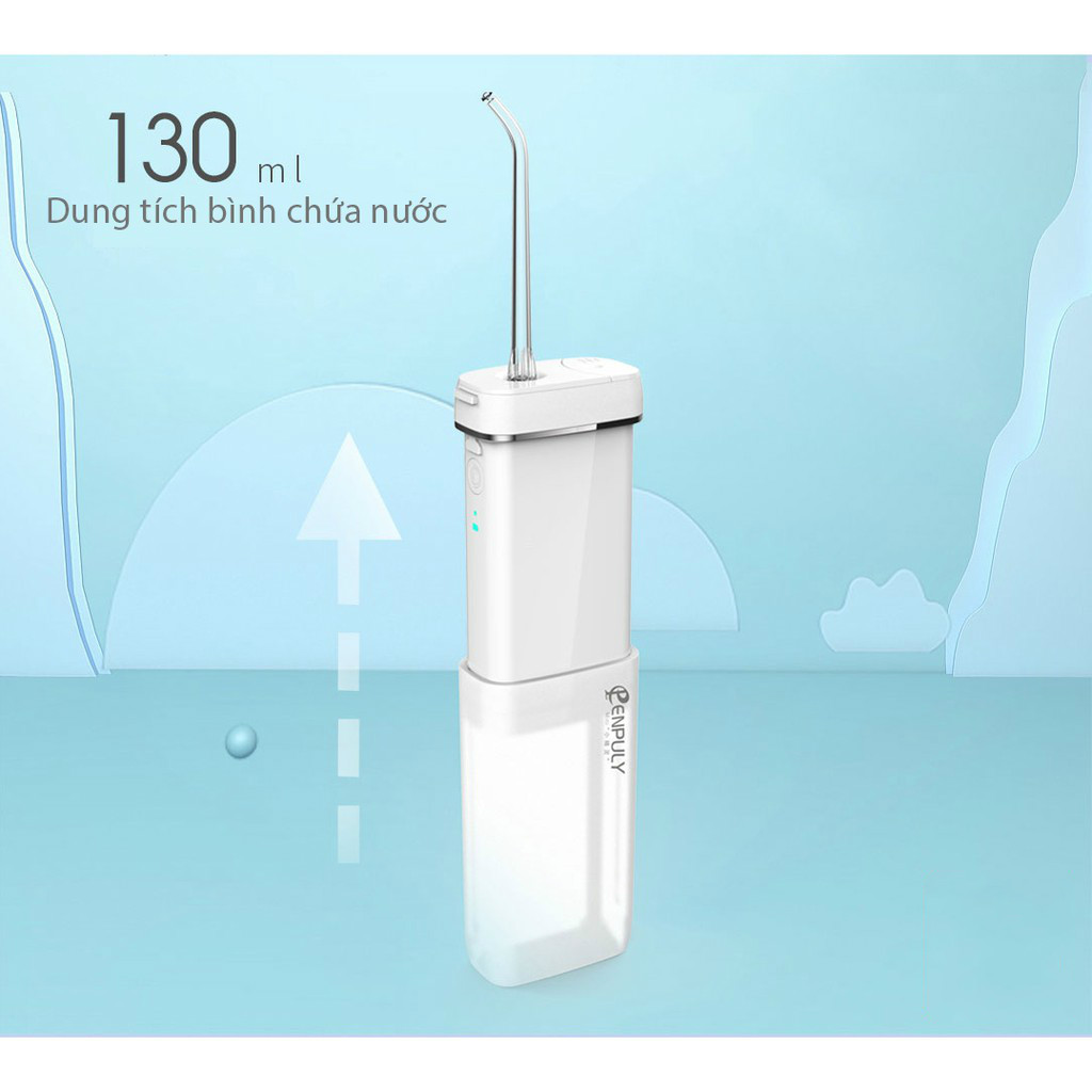 Máy tăm nước mini Xiaomi Enpuly M6 dung tích 130ml pin 1100mAh nhỏ gọn tiện dụng