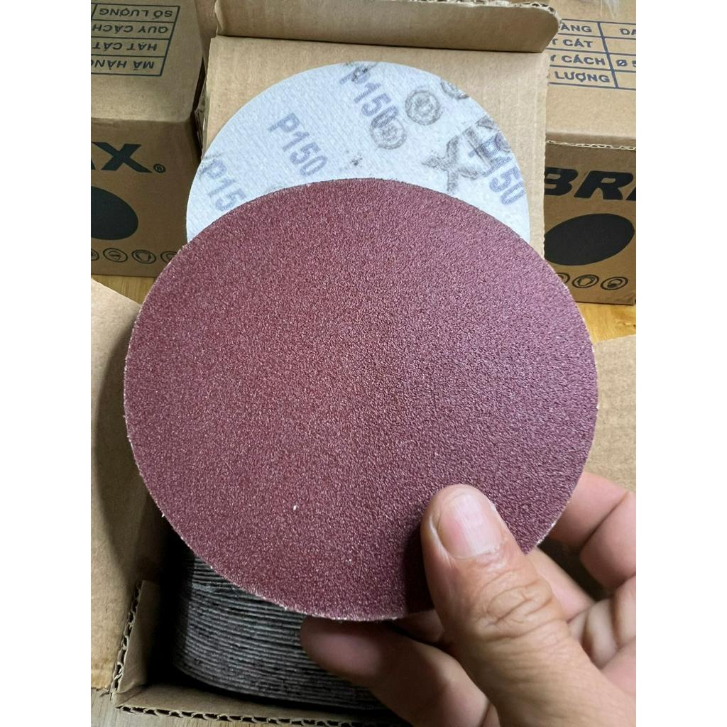Nhám tròn đế lông brix 5 inch 125mm