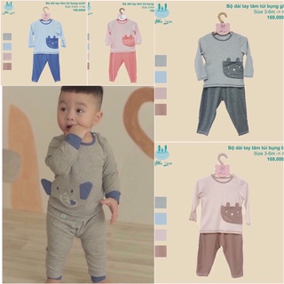 Bộ dài tay tăm túi bụng lil