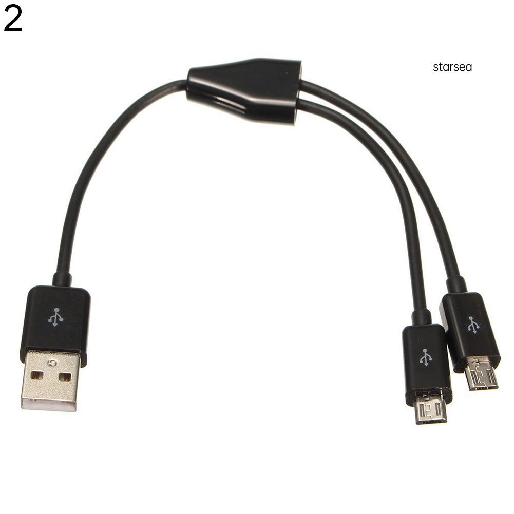 Cáp chuyển đổi đầu cắm USB 2.0 sang 2 đầu cắm Micro USB 2.0 cao cấp tiện dụng