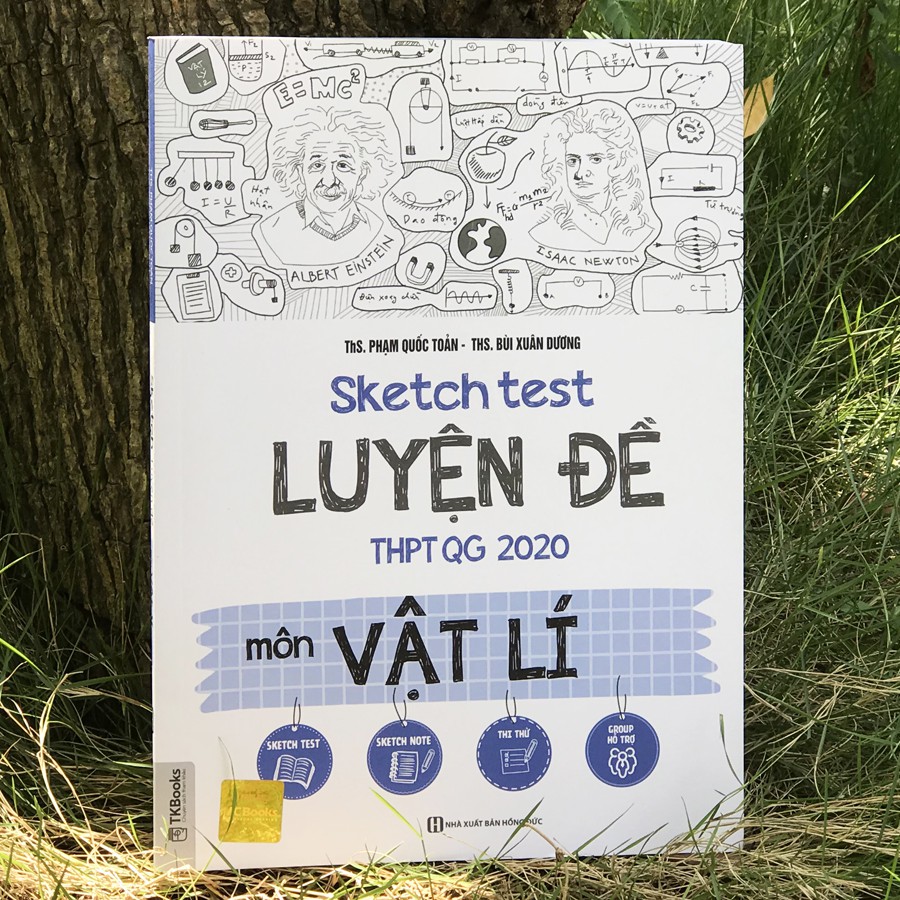 Sách - Combo luyện thi khối A1: Sketch Test Luyện Đề THPT QG 2020 môn Toán, Vật lí, Tiếng anh