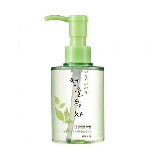 Tinh dầu tẩy trang thảo dược trà xanh Welcos Green tea Hàn Quốc 170ml