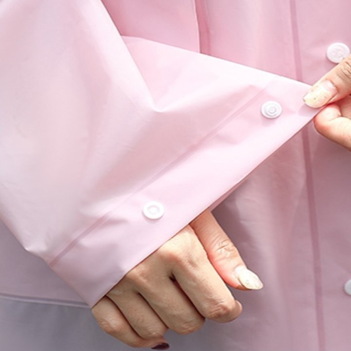 Áo mưa toàn thân măng tô Hàn Quốc trong suốt loại dày thời trang dáng dài cao cấp
