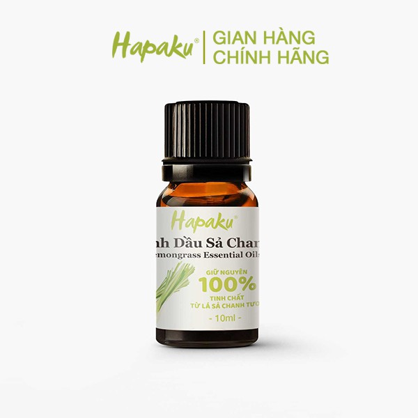 Tinh Dầu Sả Chanh Tự Nhiên 10ml Hapaku