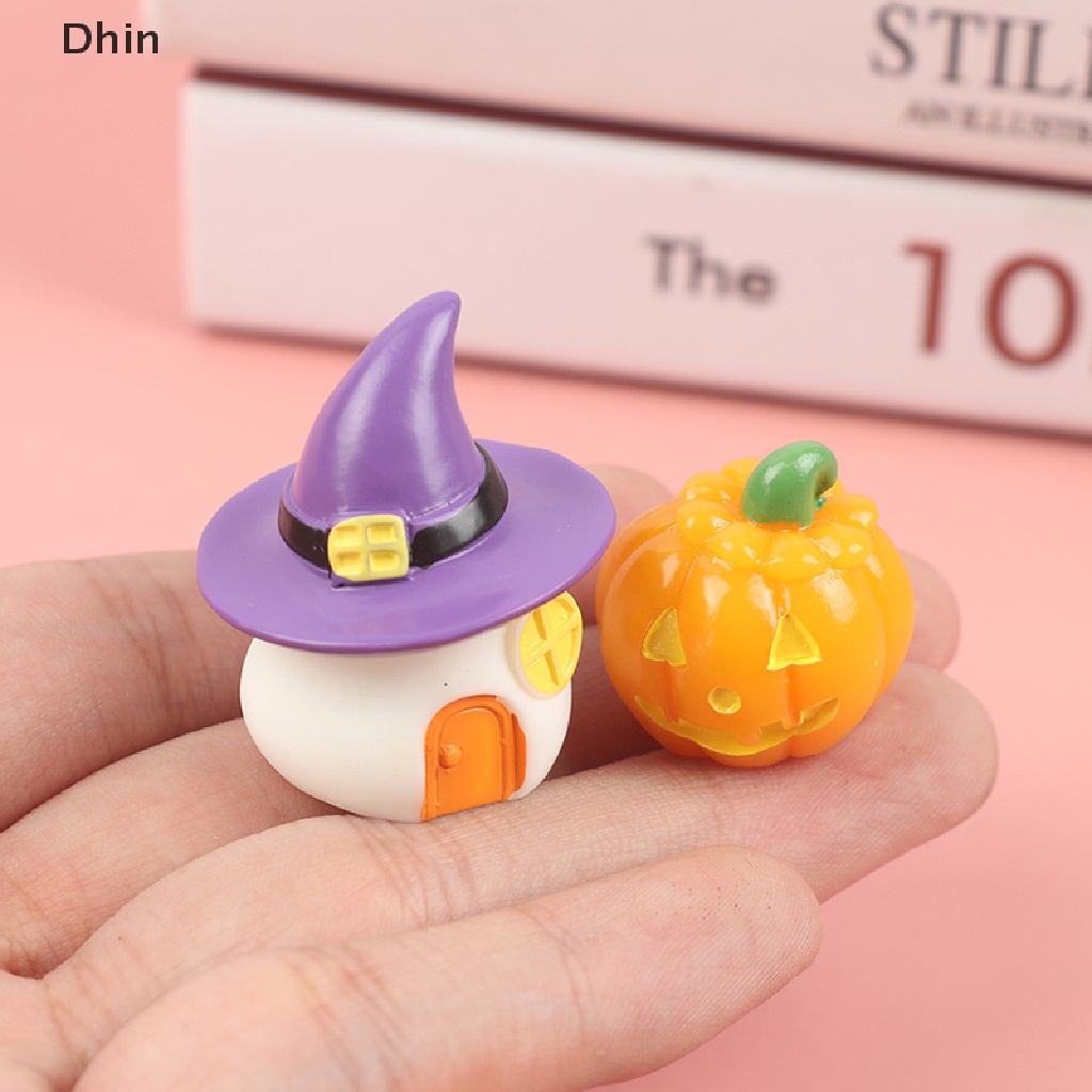 Mô Hình Trang Trí Halloween Mini Hình Dơi Bí Ngô Ma Nhện