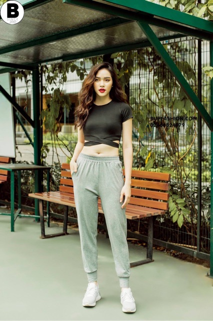 ÁO THUN THỂ THAO NỮ, ÁO CROPTOP CHÉO DÂY