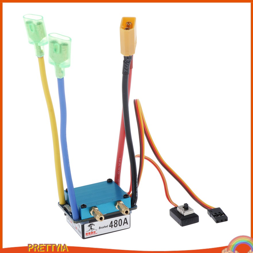 Mạch kiểm soát tốc độ ESC 480A 5V 3A 2 chế độ cho đồ chơi điều khiển từ xa