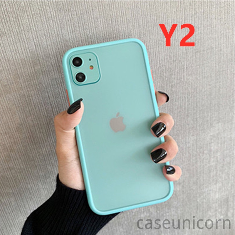 Ốp điện thoại khung màu tương phản sang trọng cho iPhone 11 Pro Max 6 6s 7 8 Plus X XR XSMax | BigBuy360 - bigbuy360.vn