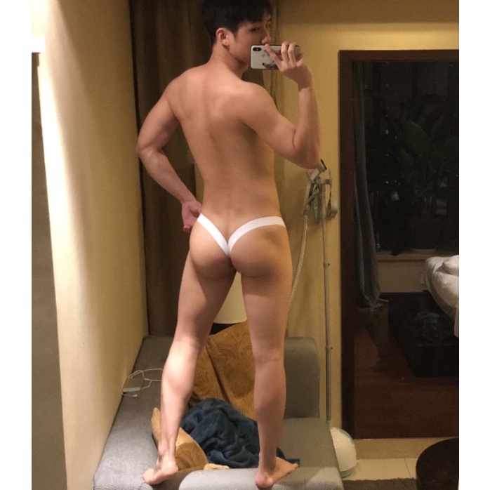 Quần lót nam jockstrap nâng mông không đai lưng cá tính - FANKAZAI 03