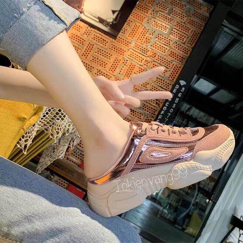 GIÀY SỤC THỂ THAO NỮ ĐỘN ĐẾ TRÁNG BẠC SIÊU ÊM 0011 | BigBuy360 - bigbuy360.vn