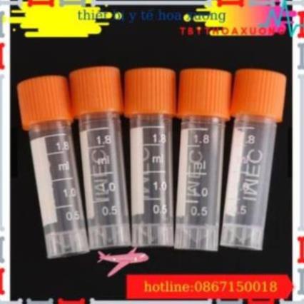 Ống Cryo, Ống LưuTrữ Lạnh Tế Bào 1.8ml [ com bo10 ống ]