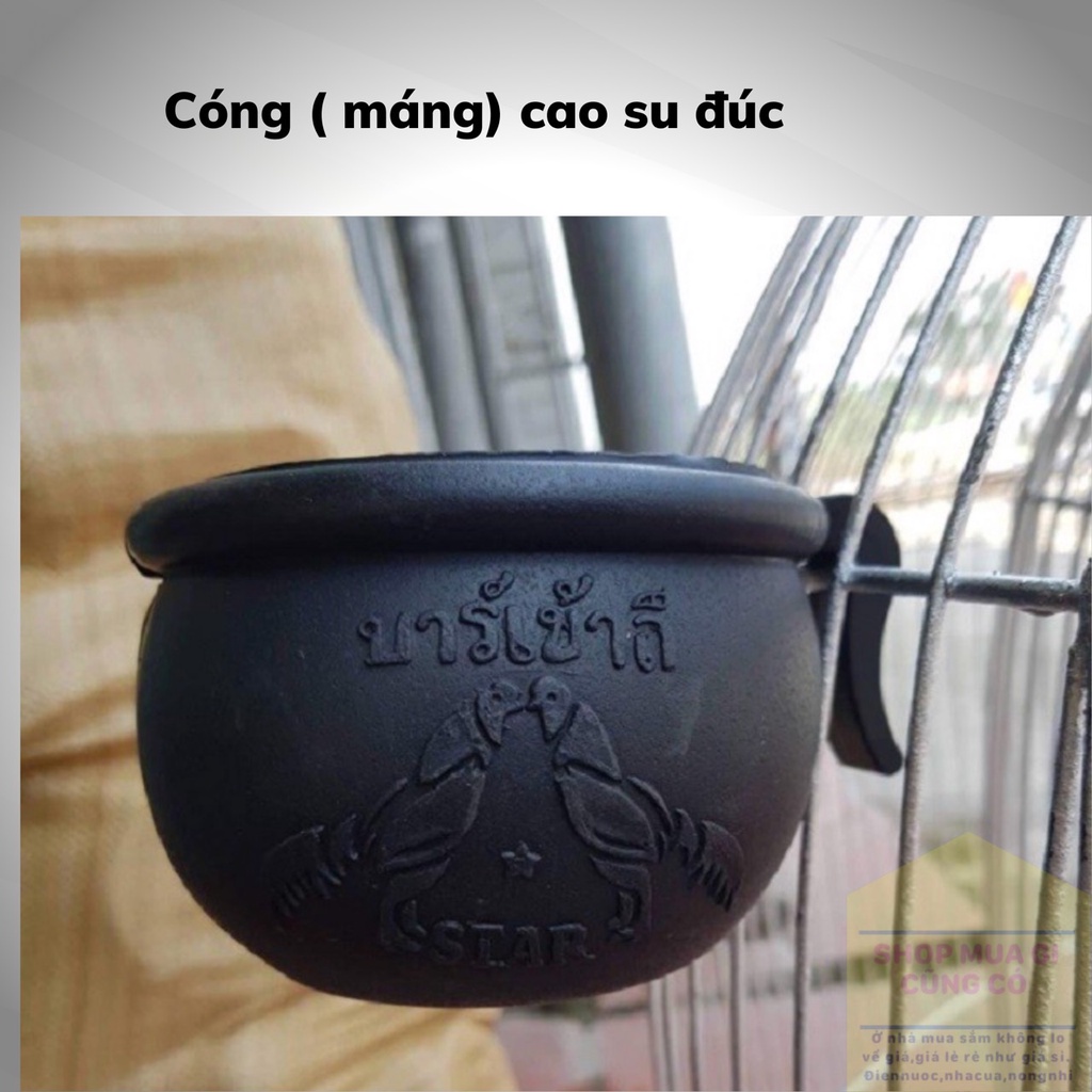 Cóng ăn uống cao su cho gà chọi,máng ăn cho gà,chim bồ câu,chó,mèo,máng ăn tự động siêu bền Shop Bách Hóa đô