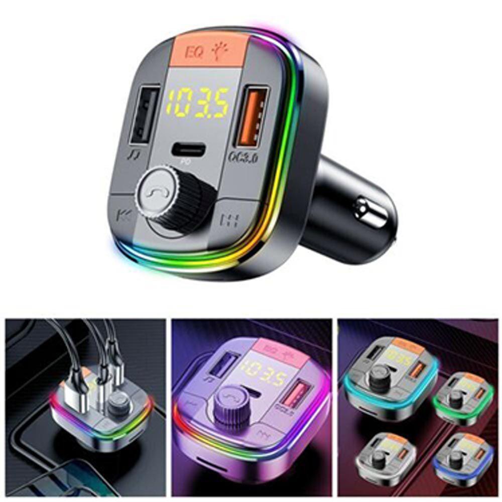 Tẩu Sạc Điện Thoại USB Type C Kiêm Đài FM Bluetooth GOGOUP Cho Xe Hơi