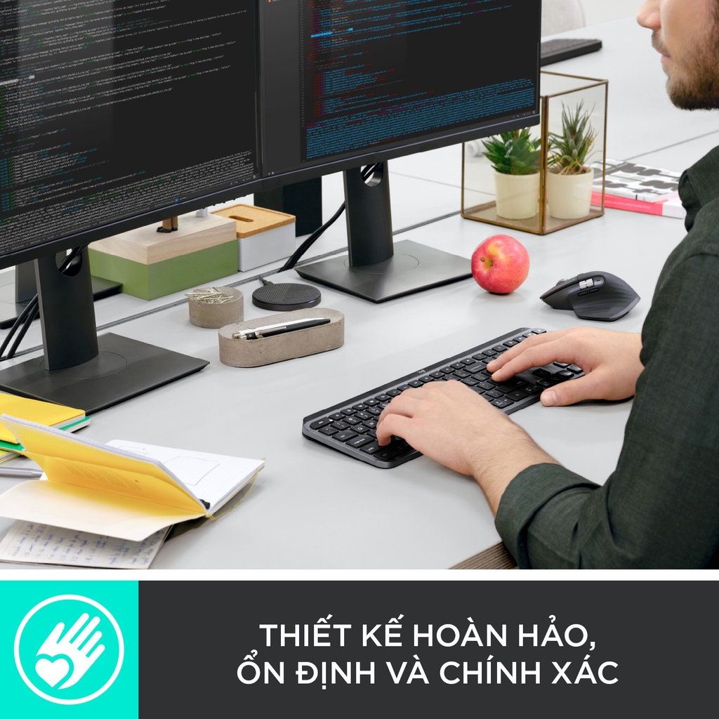 Bàn Phím Không Dây Bluetooth Logitech MX Keys / MX Keys For Business - Hàng Chính Hãng