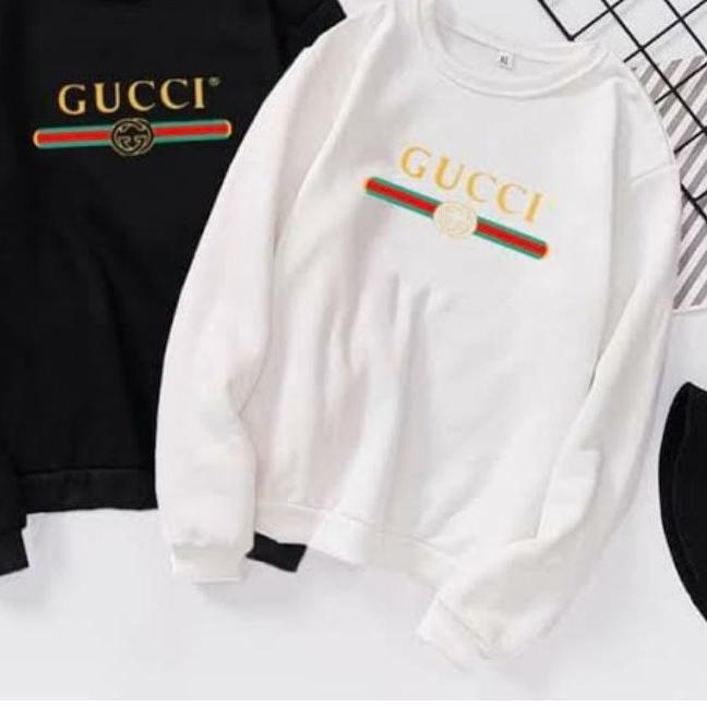 ➭ Áo SWEATER Gucci Vải COTTON Phối Lông Cừu Cá Tính Cho Nam Nữ ➳